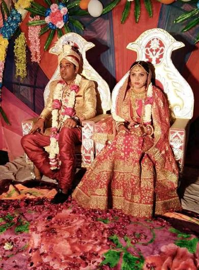 Pravesh Shukla's wedding photo